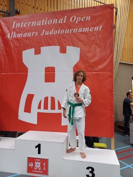 Bram 3e bij Open Alkmaarse